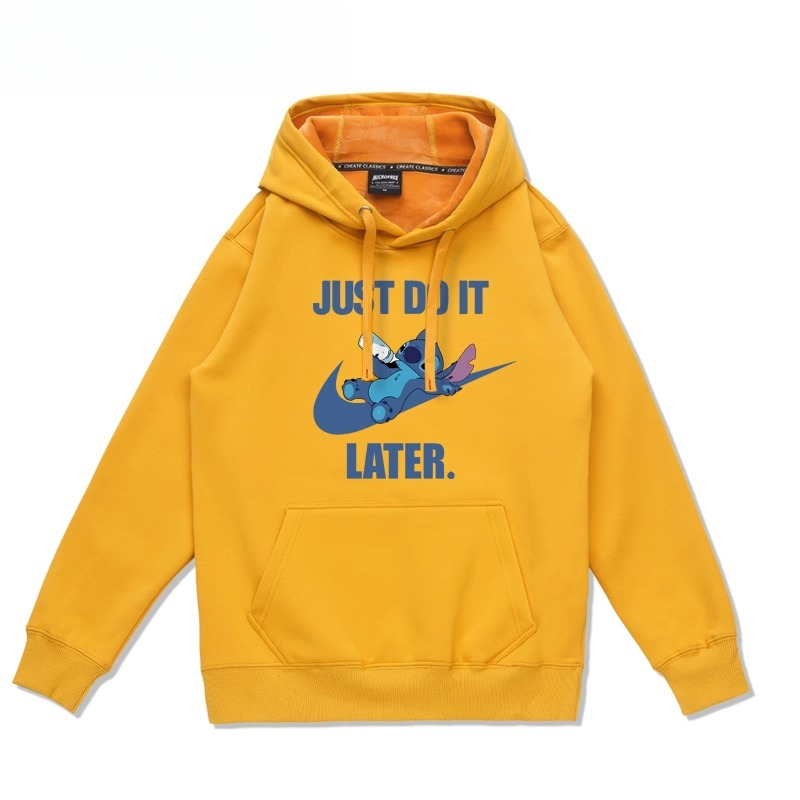 史迪仔卡通 聯名衛衣2025秋冬新款 親子情侶裝連帽衛衣