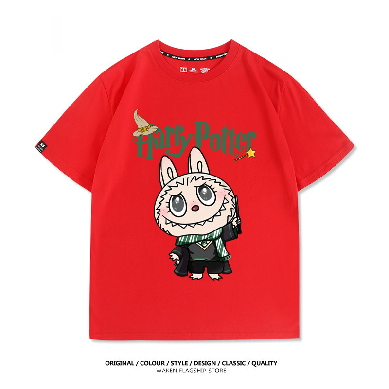 LabubuX哈利波特 印花T恤-GOODTOYSTUDIO