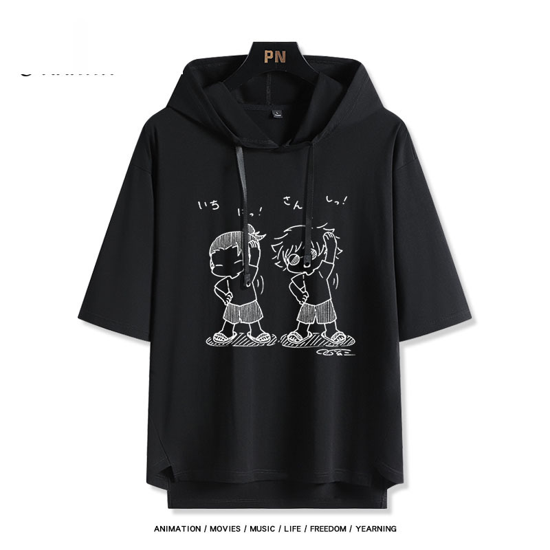 咒術迴戰 連帽短袖T恤-GOODTOYSTUDIO