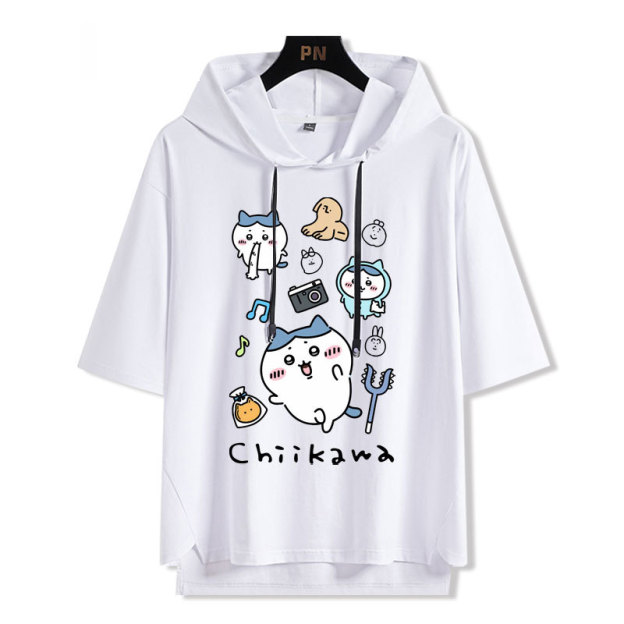 chiikawa 連帽短袖T恤