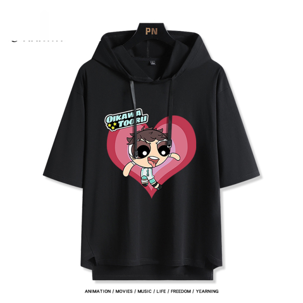 排球少年 連帽短袖T恤-GOODTOYSTUDIO