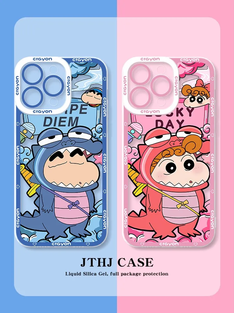 蠟筆小新 天使眼透明防摔軟殼