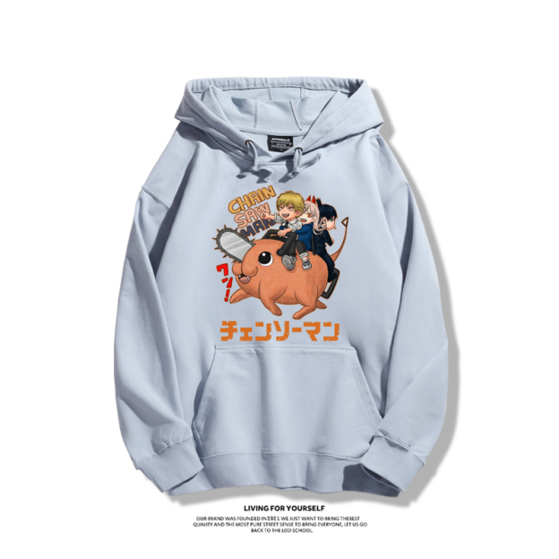 鏈鋸人 2025秋冬新款 親子情侶男女連帽衛衣-ZUIHANG SHOP