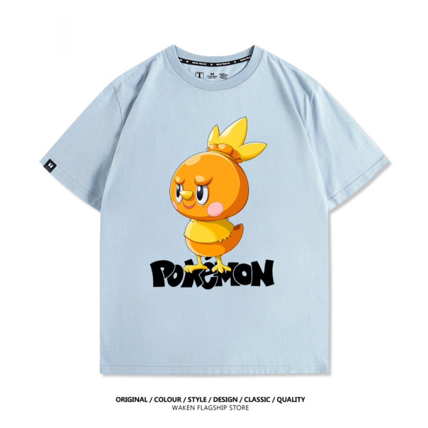 LabubuX寶可夢 印花T恤