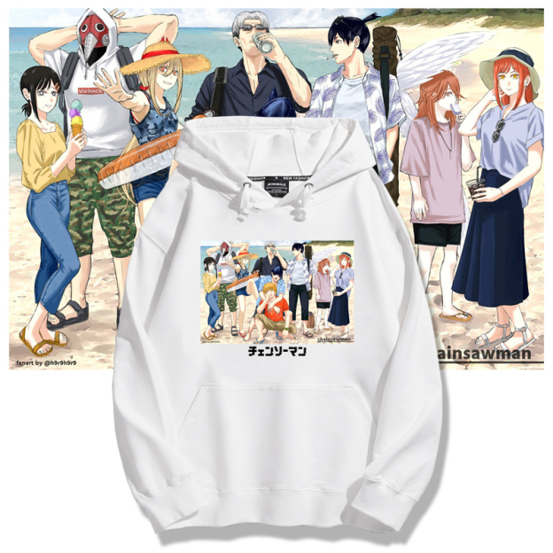 鏈鋸人 2025秋冬新款 親子情侶男女連帽衛衣-ZUIHANG SHOP