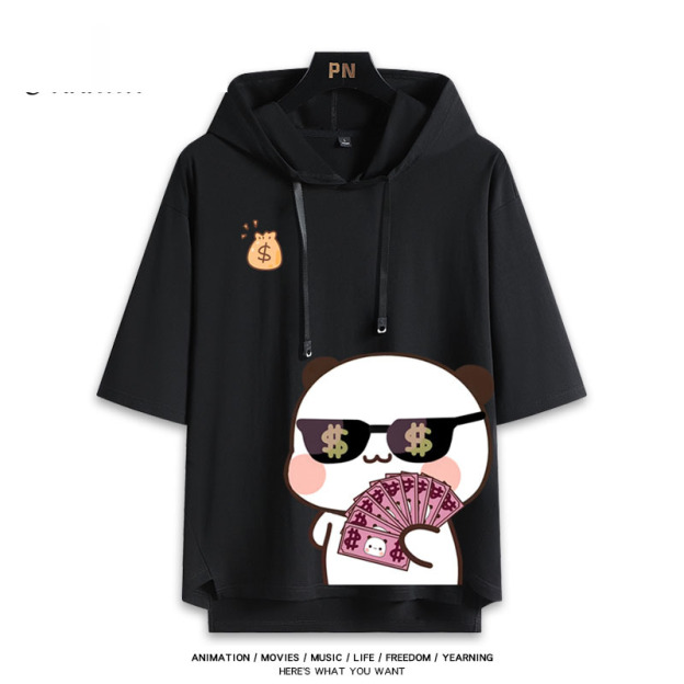 一二和布布 連帽短袖T恤-GOODTOYSTUDIO