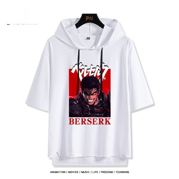 劍風傳奇BERSERK格斯格里菲斯 連帽短袖T恤-GOODTOYSTUDIO