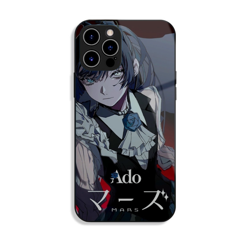 Ado 歌手高清鋼化玻璃手機殼