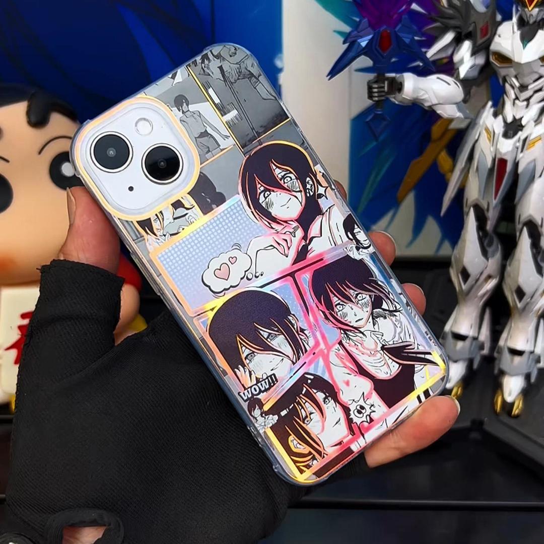 鏈鋸人 極光金防摔防摔手機殼