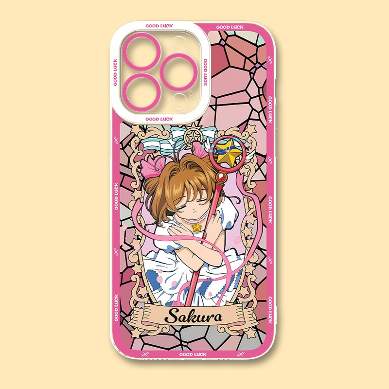 魔卡少女櫻天使眼透明防摔軟殼