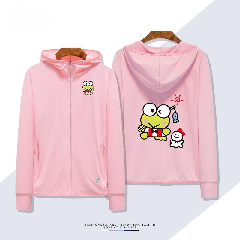 可洛比 Keroppi 夏季通勤冰絲速乾涼感防曬外套