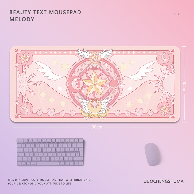 魔卡少女櫻 主題桌墊 布質滑鼠墊-GOODTOYSTUDIO