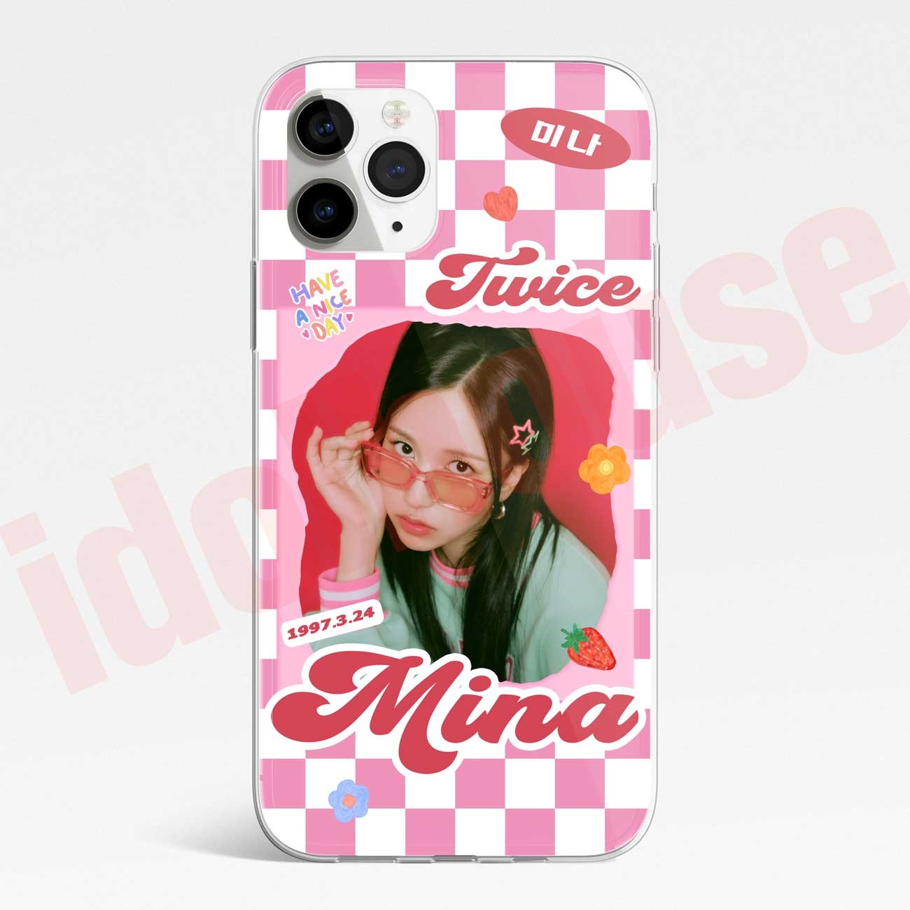 TWICE 天使眼透明防摔軟殼-GOODTOYSTUDIO