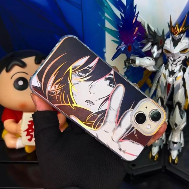 進擊的巨人 極光金漸變手機殼-GOODTOYSTUDIO