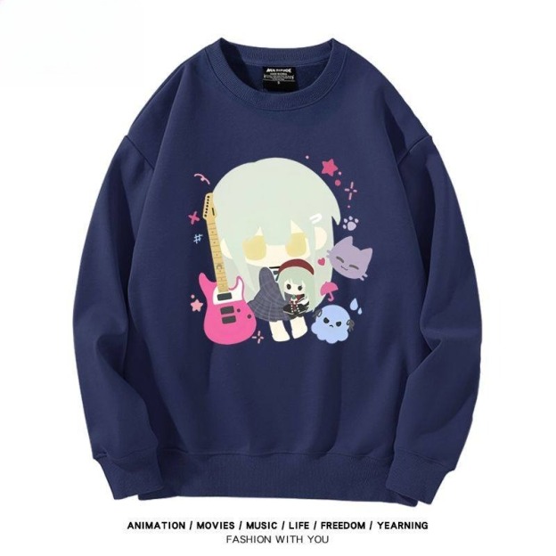 Mygo!AveMujica若葉睦 聯名親子情侶裝 圓領長袖