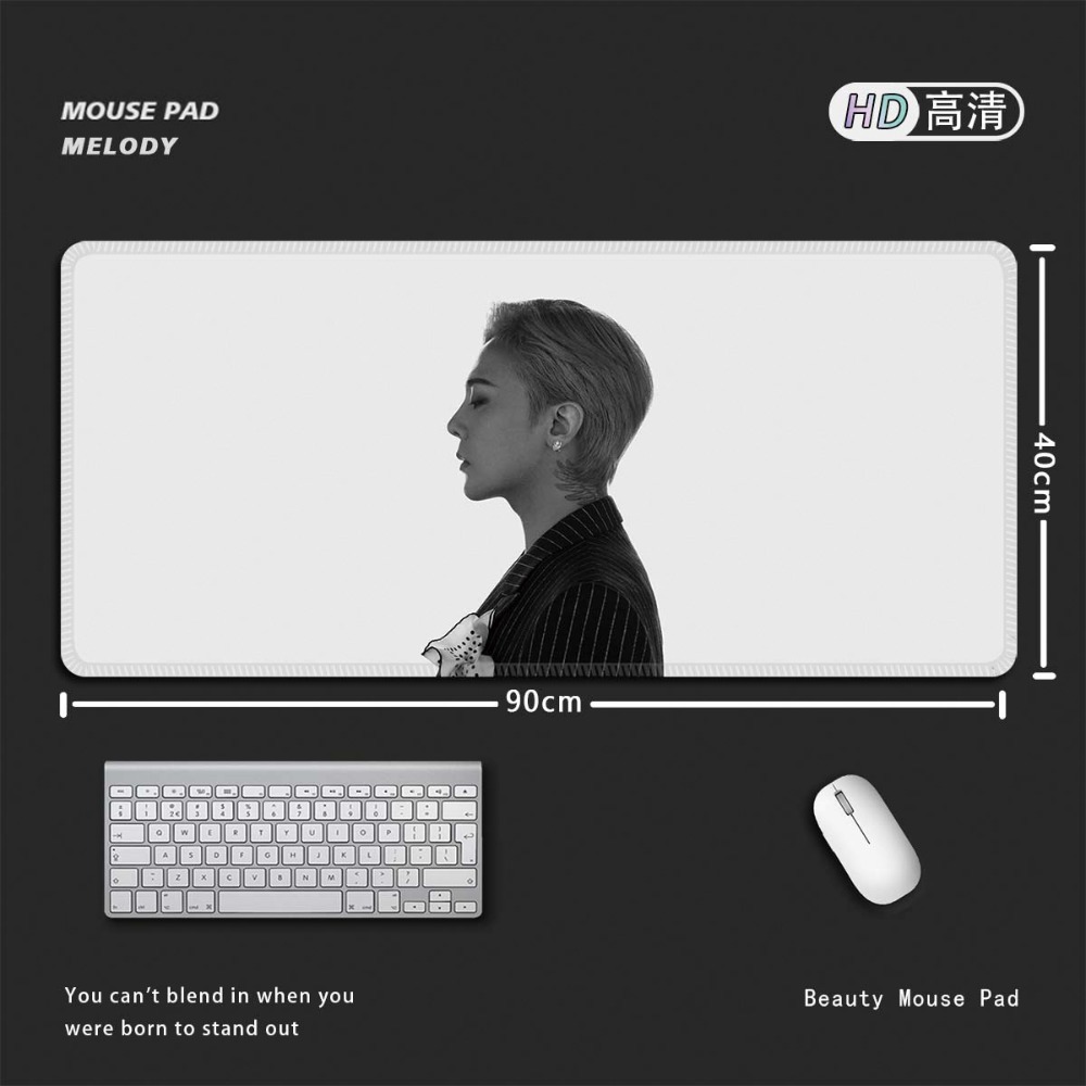 權志龍 GD G-DRAGON 大尺寸滑鼠墊｜BIGBANG小雛菊主題桌墊 電腦鍵盤墊