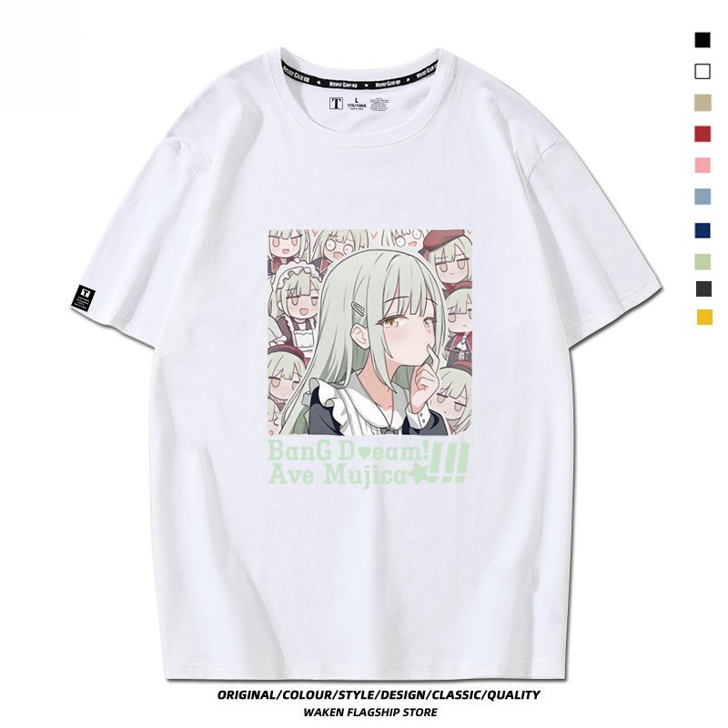 BanG Dream! Ave Mujica 印花短袖T恤