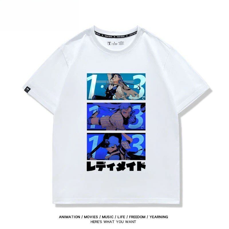 Ado歌手 2026親子情侶男女同款 印花短袖T恤