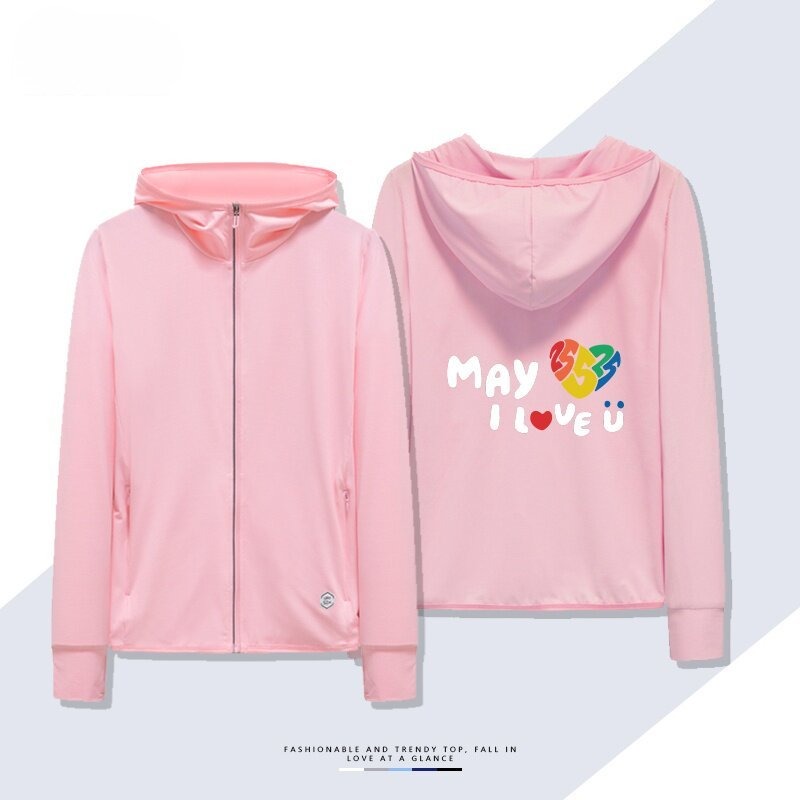 五月天 Mayday 夏季通勤冰絲速乾涼感防曬外套 粉色1