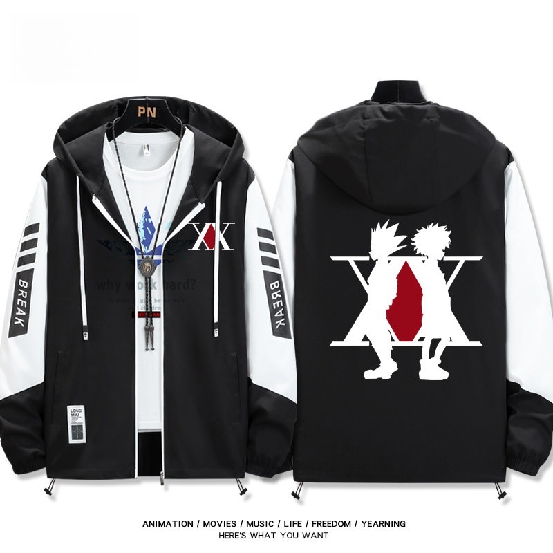 全職獵人 輕薄透氣拉鏈防曬衣外套