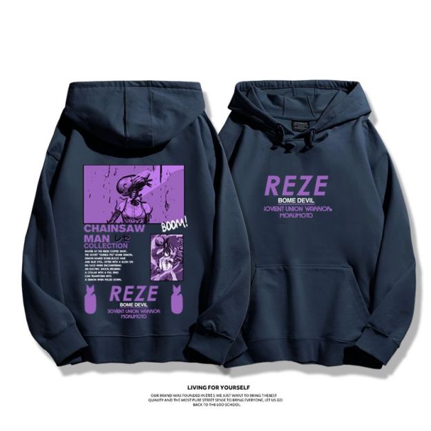 鏈鋸人 2025秋冬新款 親子情侶男女連帽衛衣-ZUIHANG SHOP