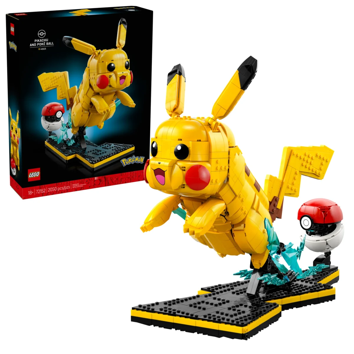 LEGO 寶可夢 Pokémon 72152 皮卡丘與精靈球