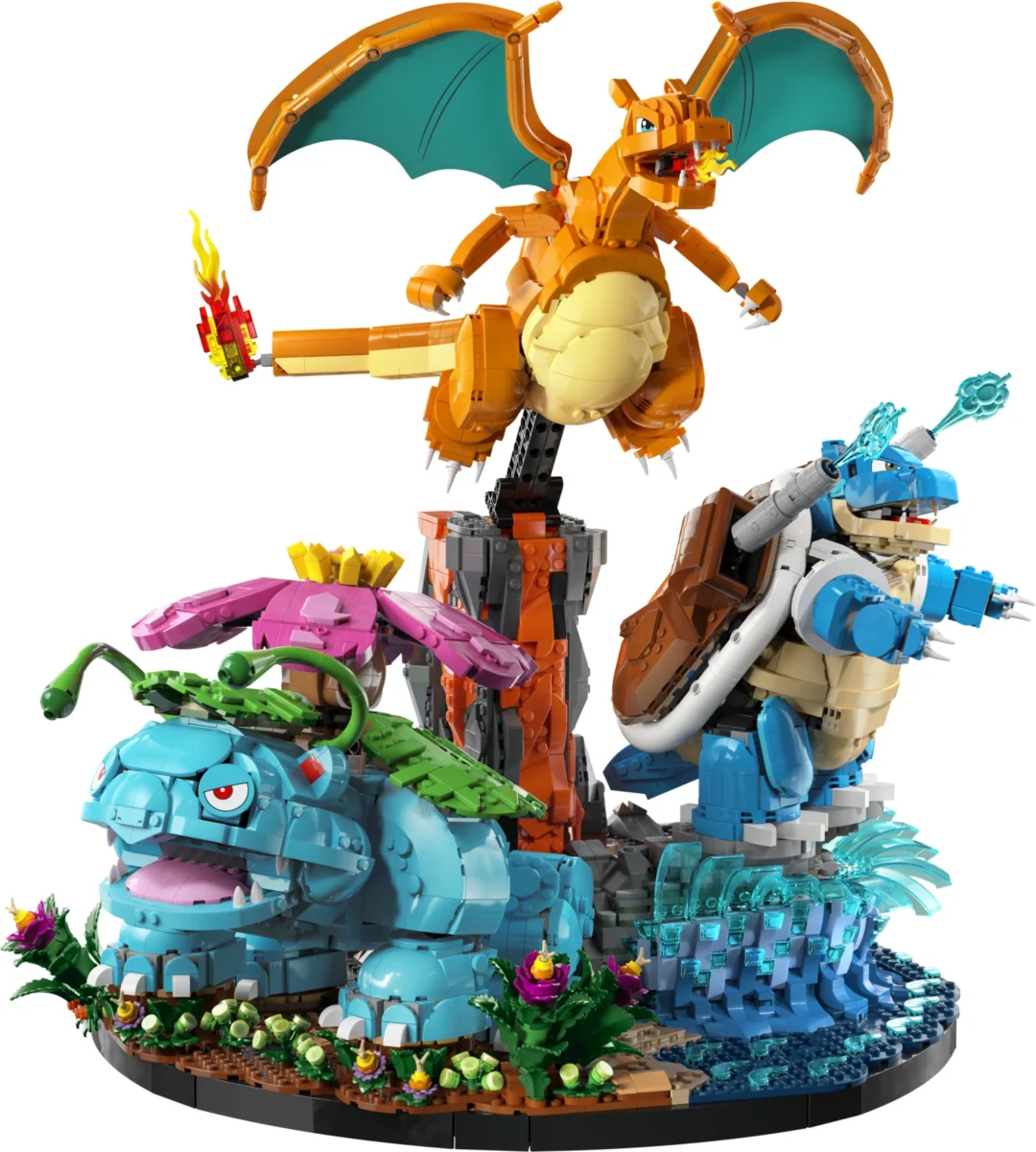 LEGO 寶可夢 Pokémon 72153 妙蛙花、噴火龍與水箭龜