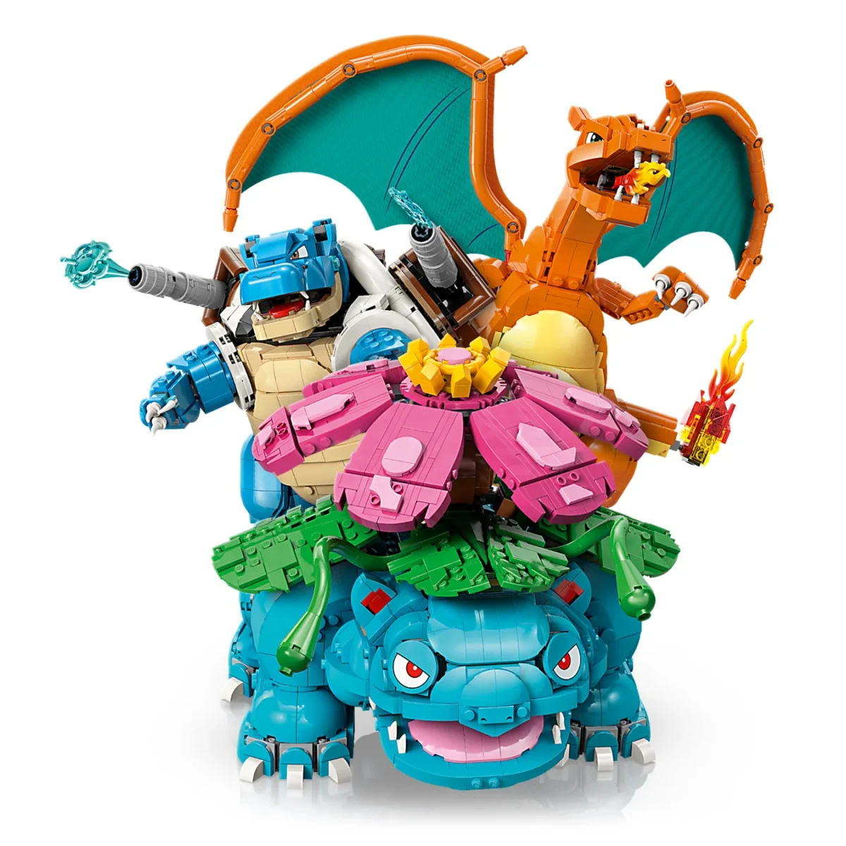LEGO 寶可夢 Pokémon 72153 妙蛙花、噴火龍與水箭龜