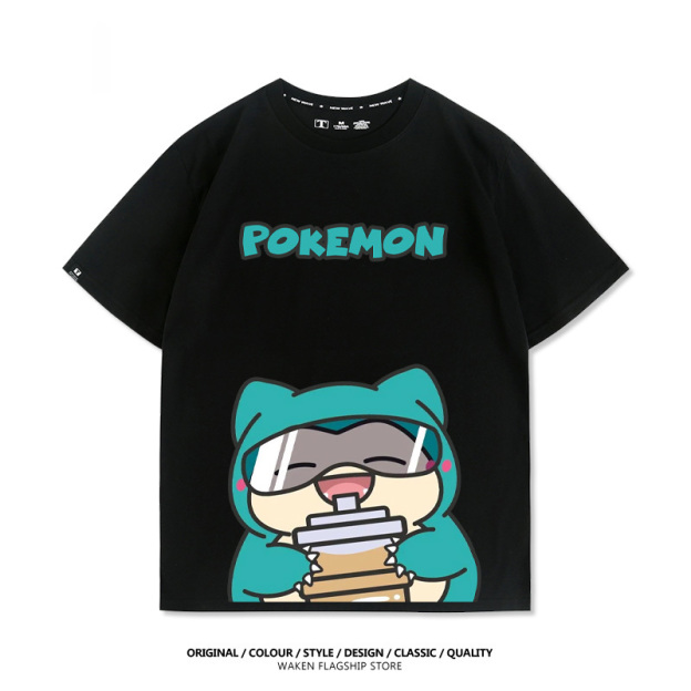 精靈寶可夢 啵啵奶茶 印花T恤-GOODTOYSTUDIO