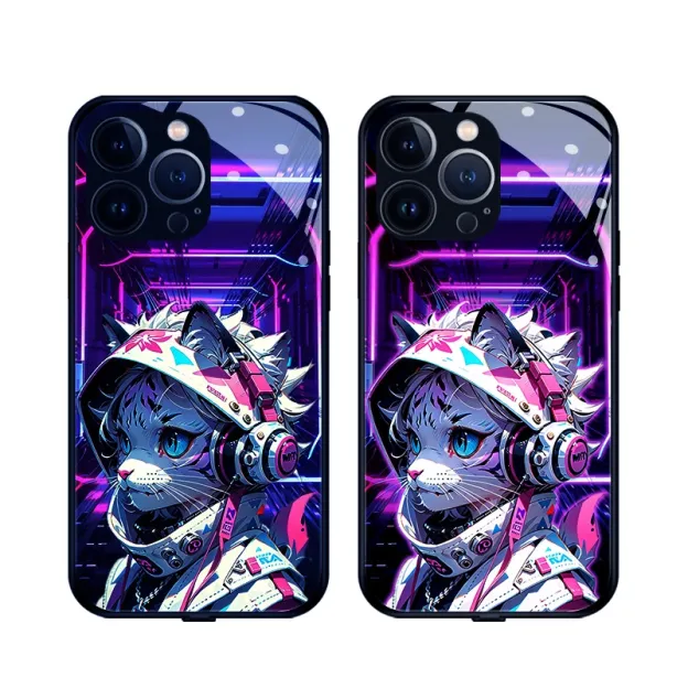 賽博朋克來電閃智能發光手機殼-GOODTOYSTUDIO