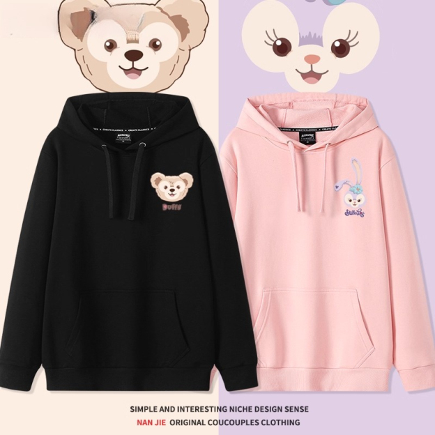 星黛露達菲 聯名衛衣2025秋冬新款 親子情侶裝連帽衛衣