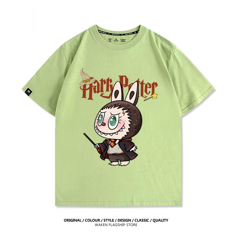 LabubuX哈利波特 印花T恤-GOODTOYSTUDIO
