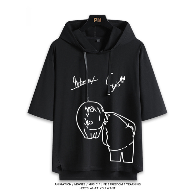 夜鹿yorushika 連帽短袖T恤-GOODTOYSTUDIO