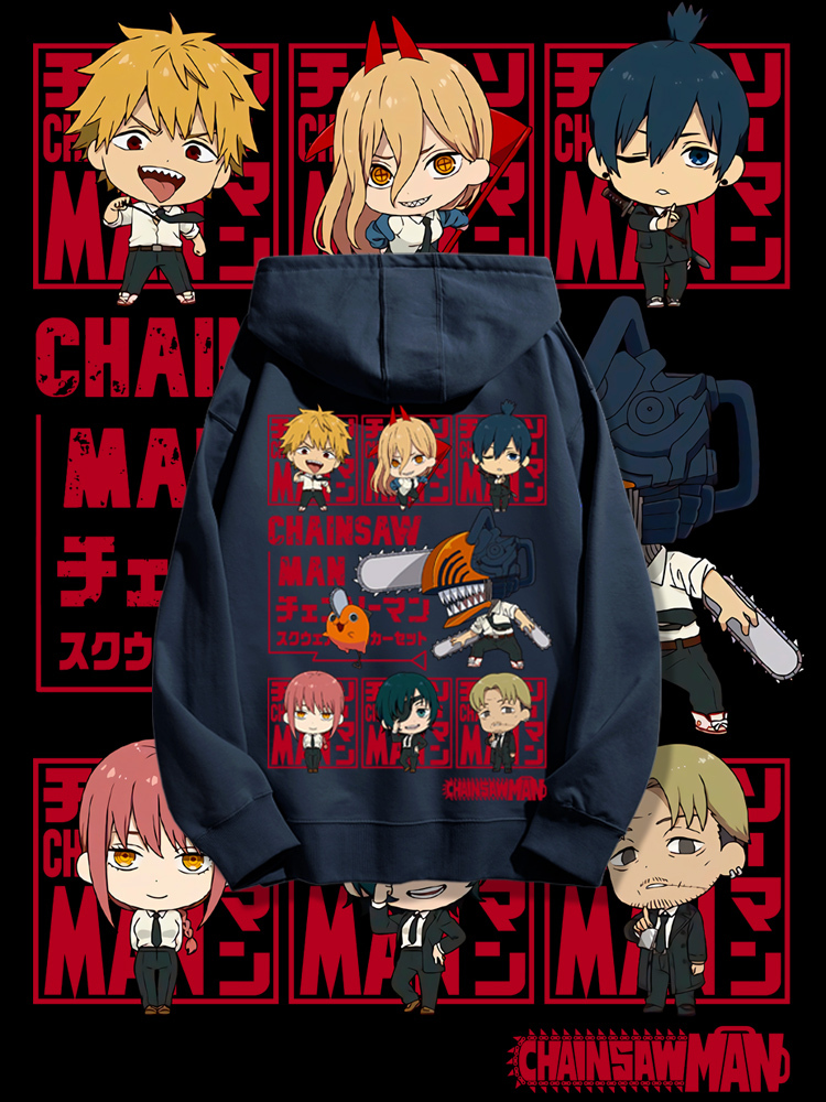 鏈鋸人 2025秋冬新款 親子情侶男女連帽衛衣-ZUIHANG SHOP