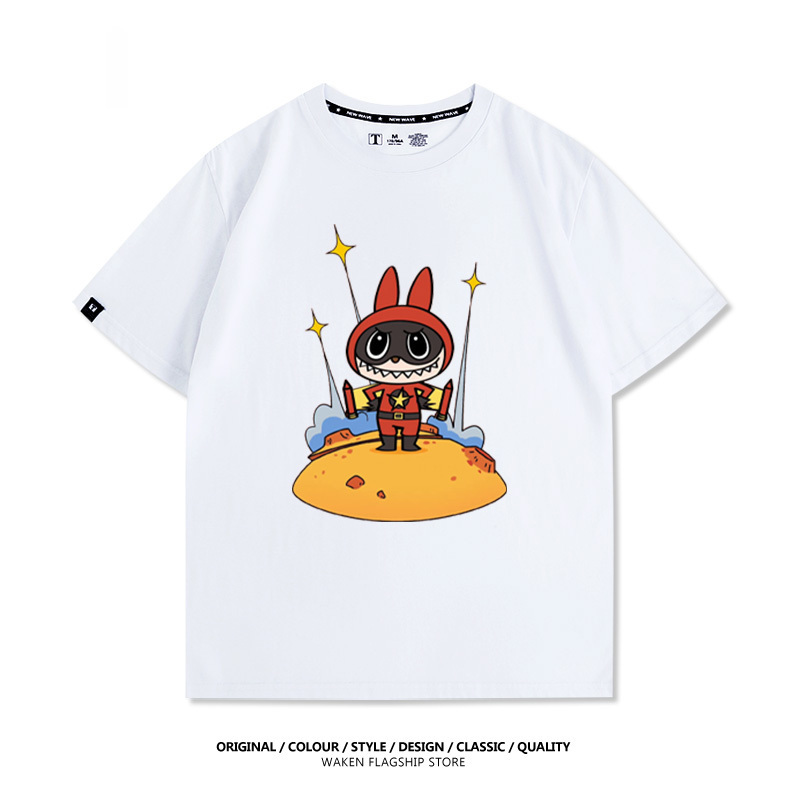 Labubu可愛卡通 印花T恤-GOODTOYSTUDIO