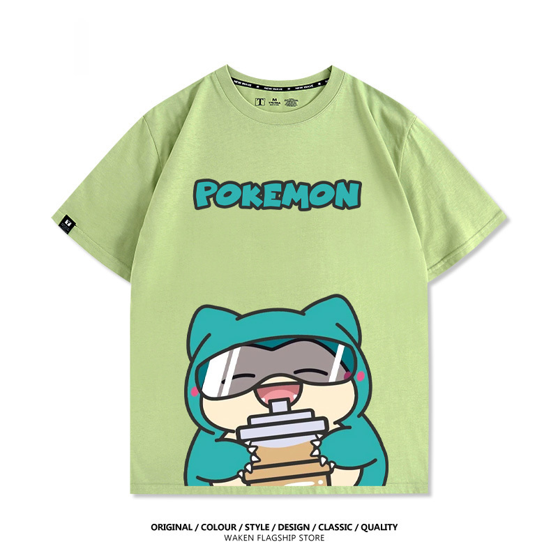 精靈寶可夢 啵啵奶茶 印花T恤-GOODTOYSTUDIO