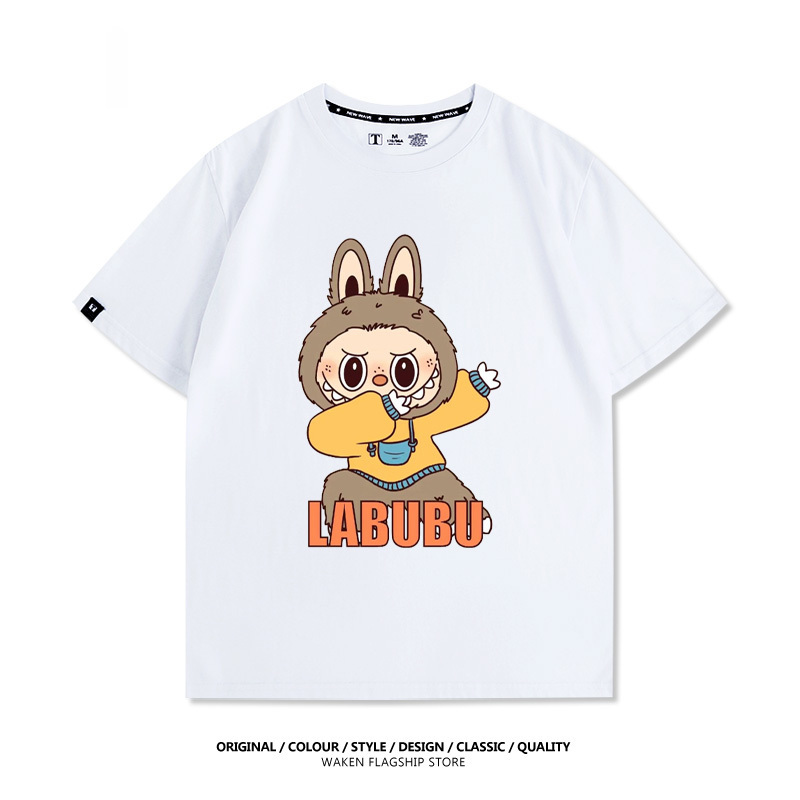Labubu可愛卡通 印花T恤-GOODTOYSTUDIO