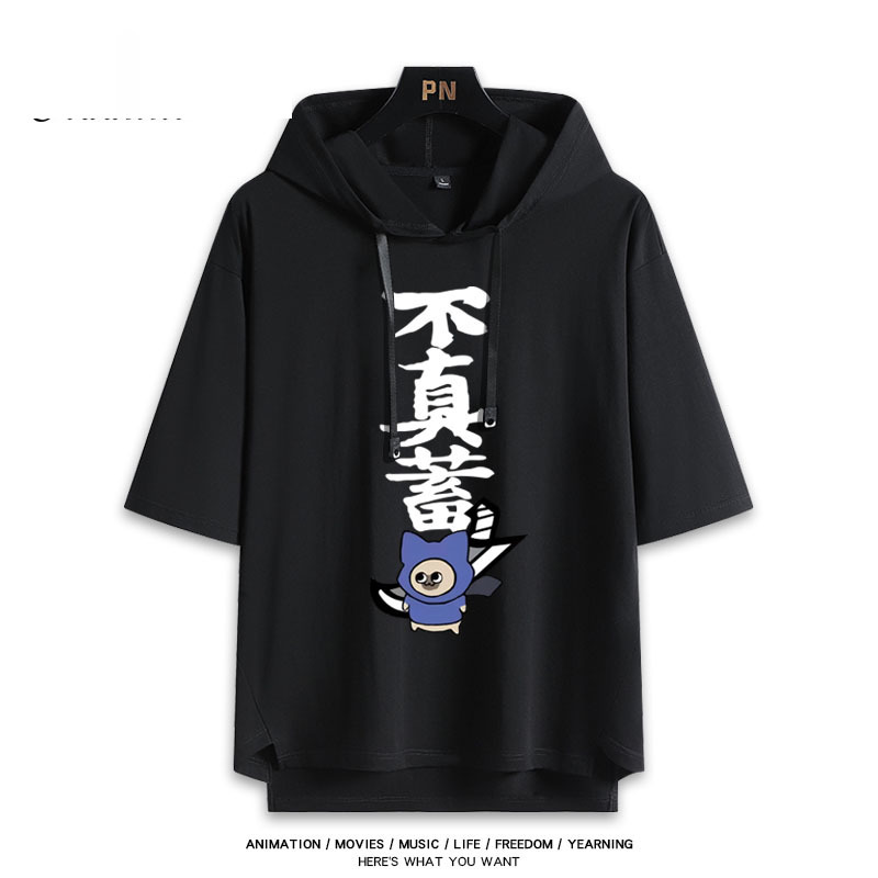 魔物獵人 艾露貓 連帽短袖T恤-GOODTOYSTUDIO