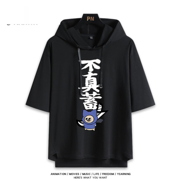 魔物獵人 艾露貓 連帽短袖T恤-GOODTOYSTUDIO