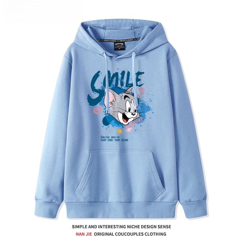 貓和老鼠 聯名衛衣2025秋冬新款 親子情侶裝連帽衛衣