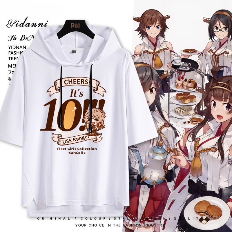 艦隊Collection Ranger It's 連帽短袖T恤-GOODTOYSTUDIO