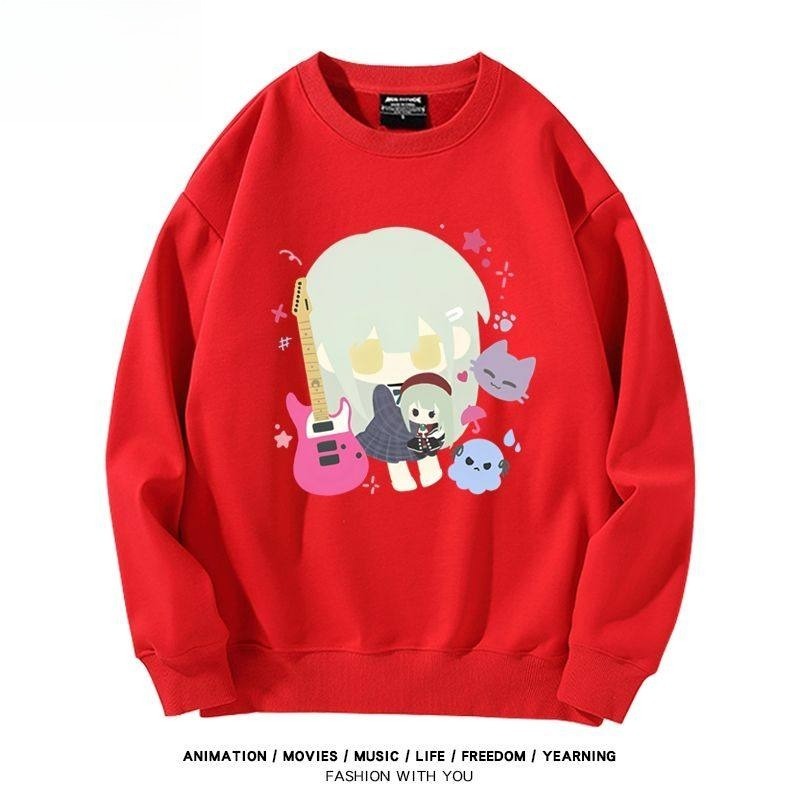 Mygo!AveMujica若葉睦 聯名親子情侶裝 圓領長袖