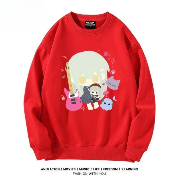 Mygo!AveMujica若葉睦 聯名親子情侶裝 圓領長袖