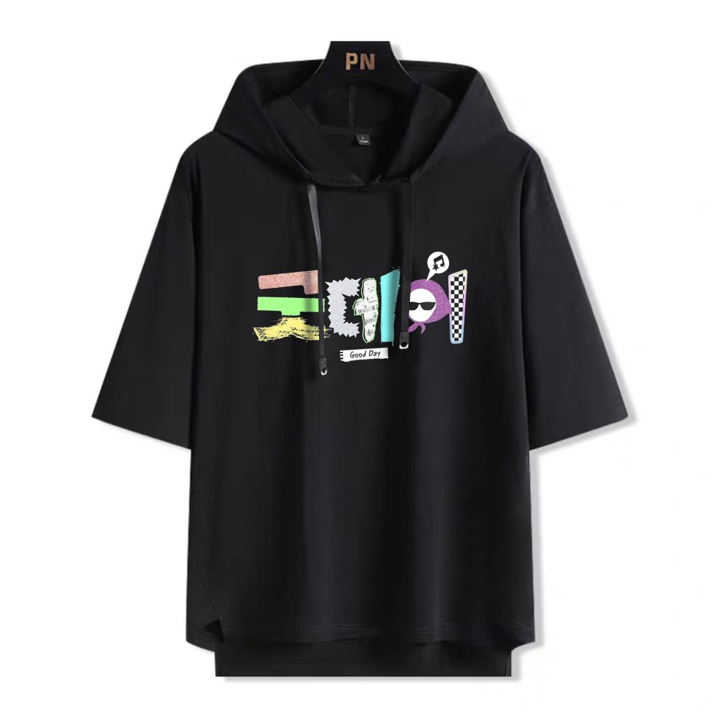 G-DRAGON 權志龍 連帽短袖T恤-ZUIHANG SHOP