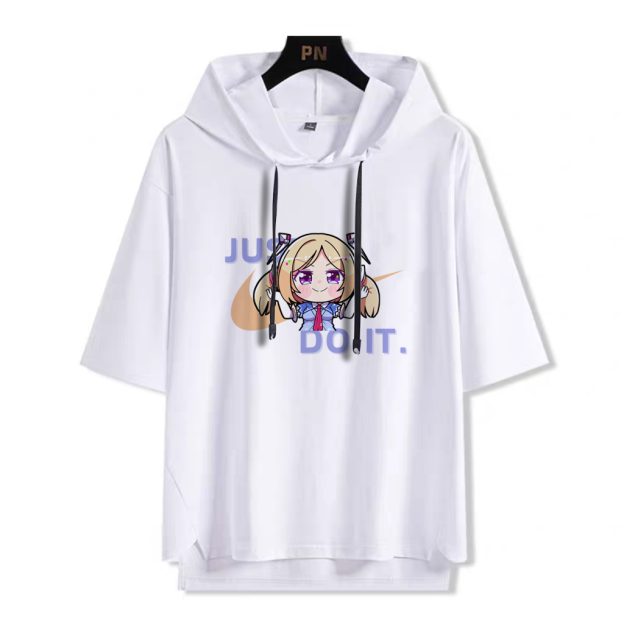 Vtuber HOLOLIVE 潮牌聯名連帽短袖T恤