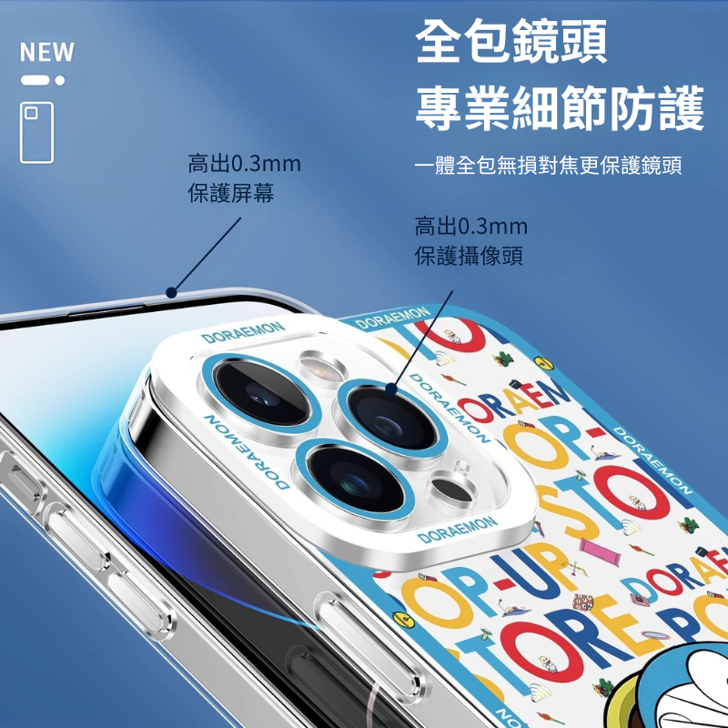 哆啦A夢天使眼透明防摔軟殼-ZUIHANG SHOP