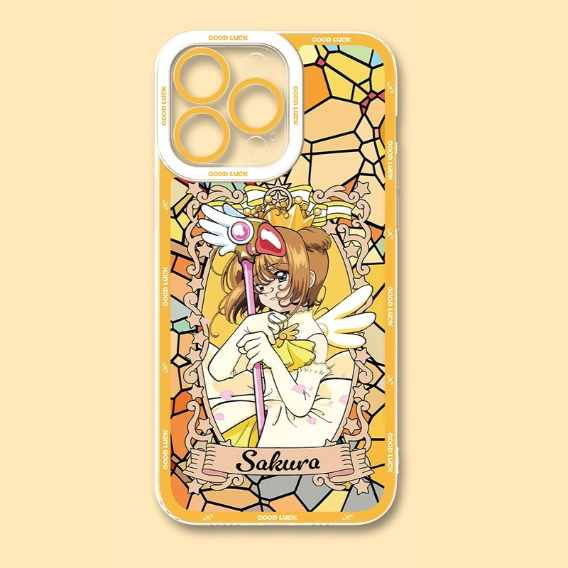 魔卡少女櫻天使眼透明防摔軟殼