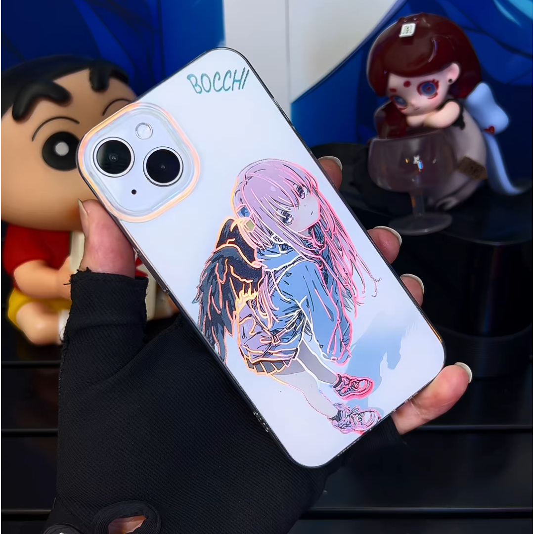 孤獨搖滾極光金防摔手機殼