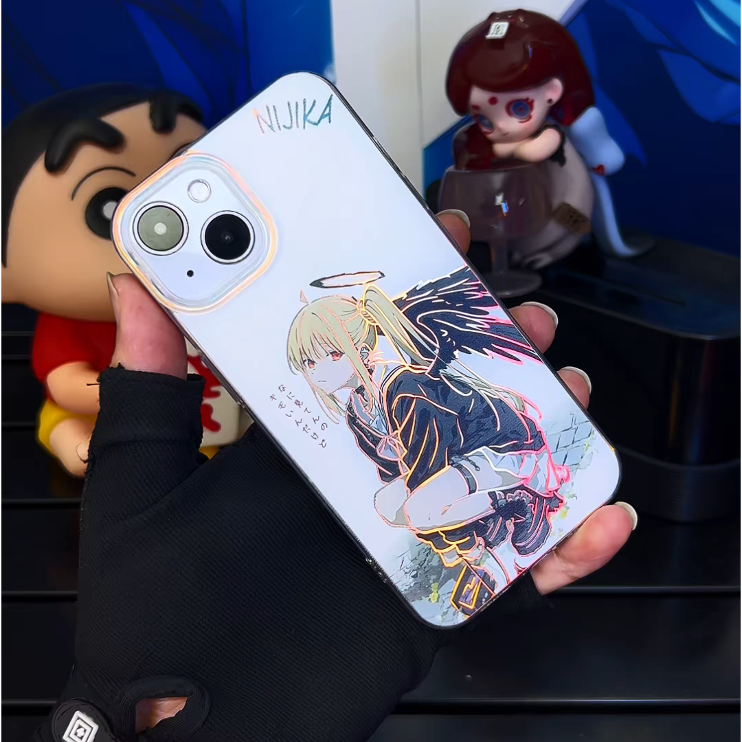 孤獨搖滾極光金防摔手機殼