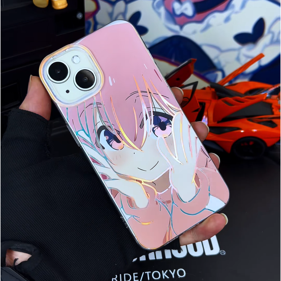 孤獨搖滾極光金防摔手機殼